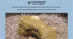 Desktop Screenshot of carapacerocks.com